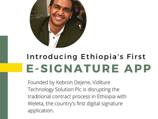 Introducing Ethiopia's First E-Signature App