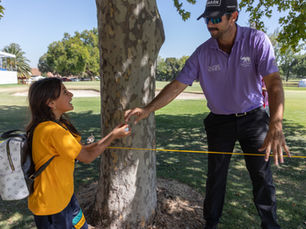 Estudiantes de María Pinto viven de cerca el golf en el Astara Chile Classic presentado por Scotiabank