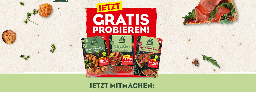 Billie Green gratis testen – Cashback Aktion für vegane Billie Green Produkte mit Geld zurück im Supermarkt