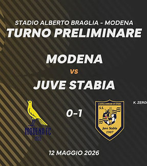 Play Off - Modena - Juve Stabia 0 - 1
