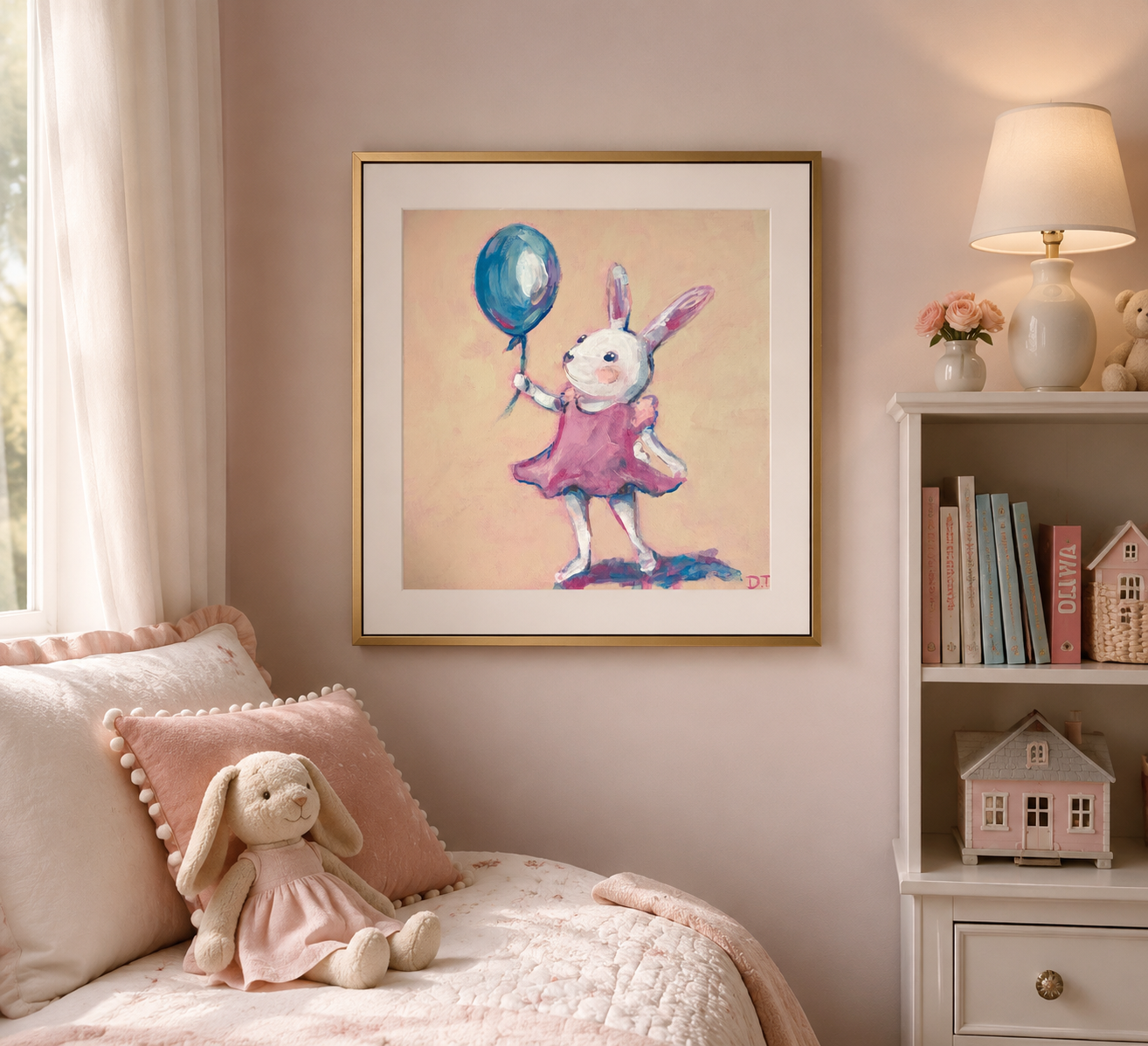 Bunny with Balloon