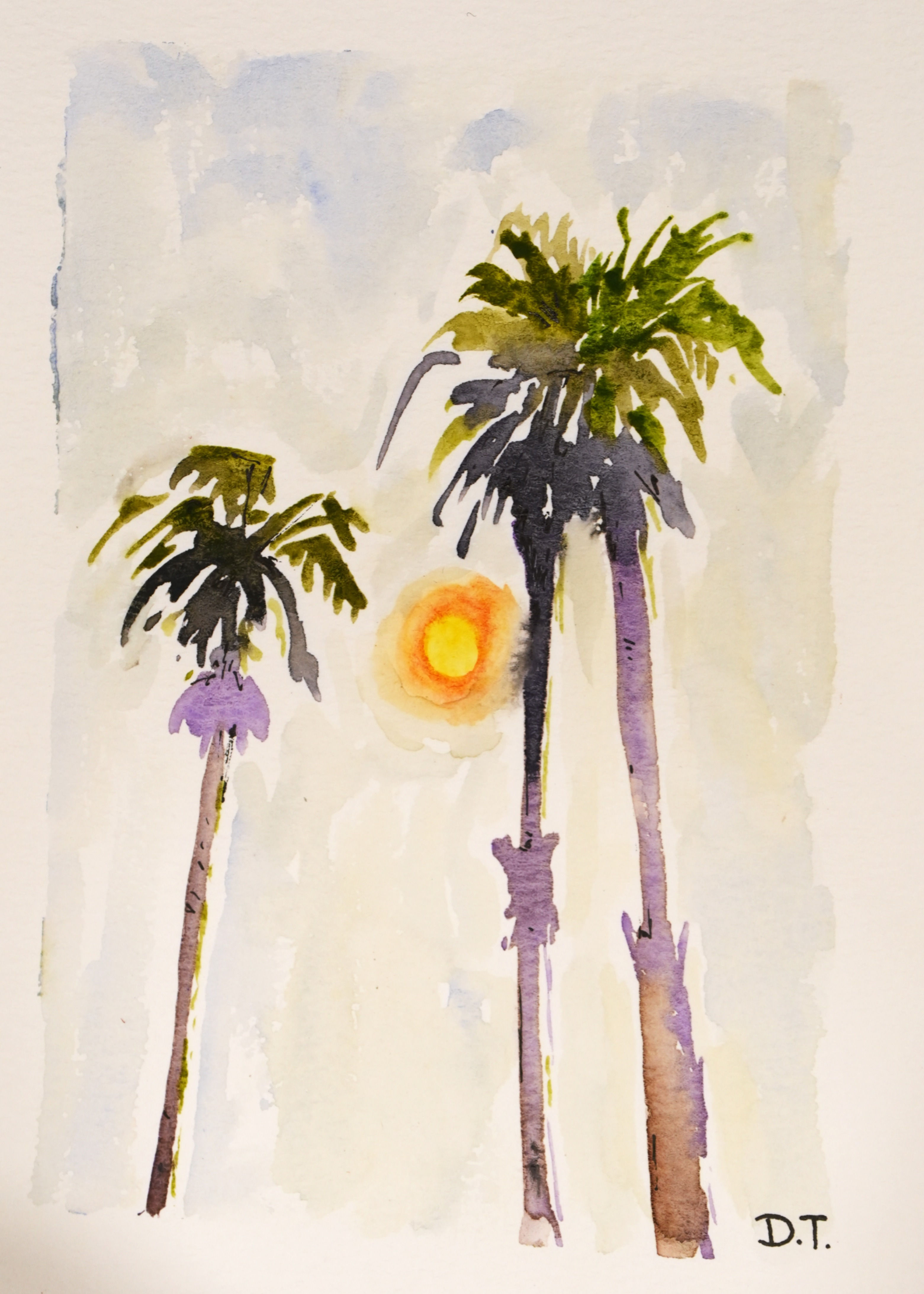 Purple Palms