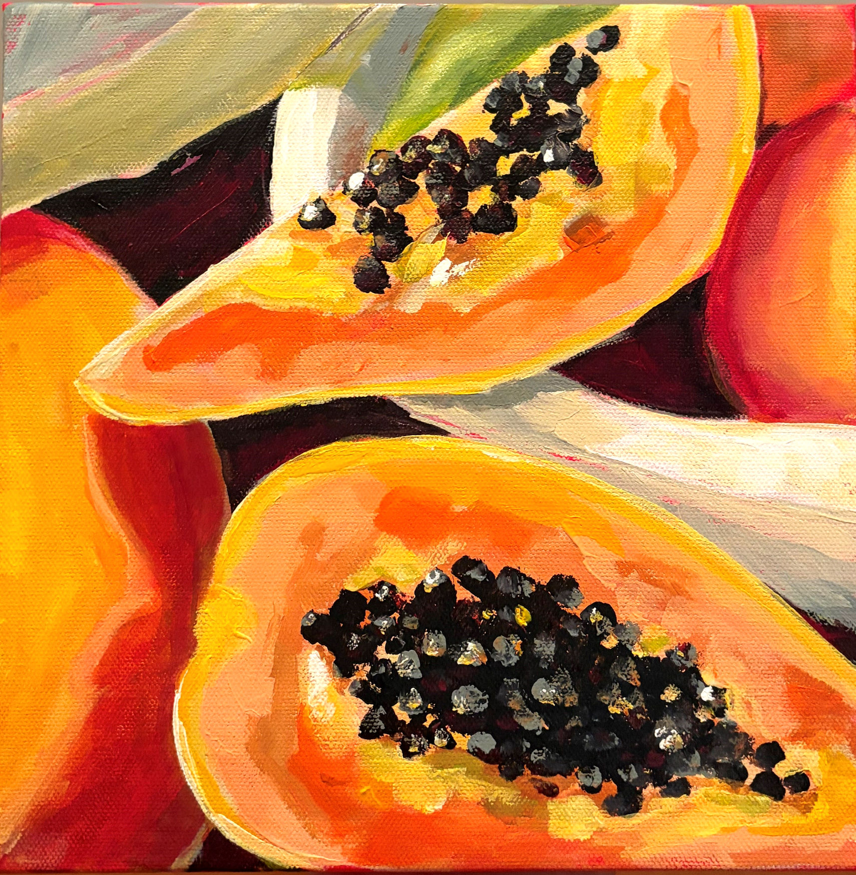 Papaya Slices