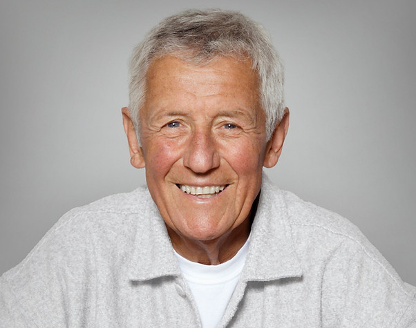 Senior Man at eagle valley family dentistry in bellefonte, pa