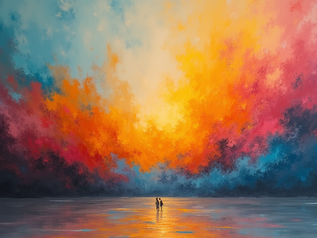 1. Unleashing the Raw Power of Emotions: A Journey of Self-Discovery Through Large Canvas Painting