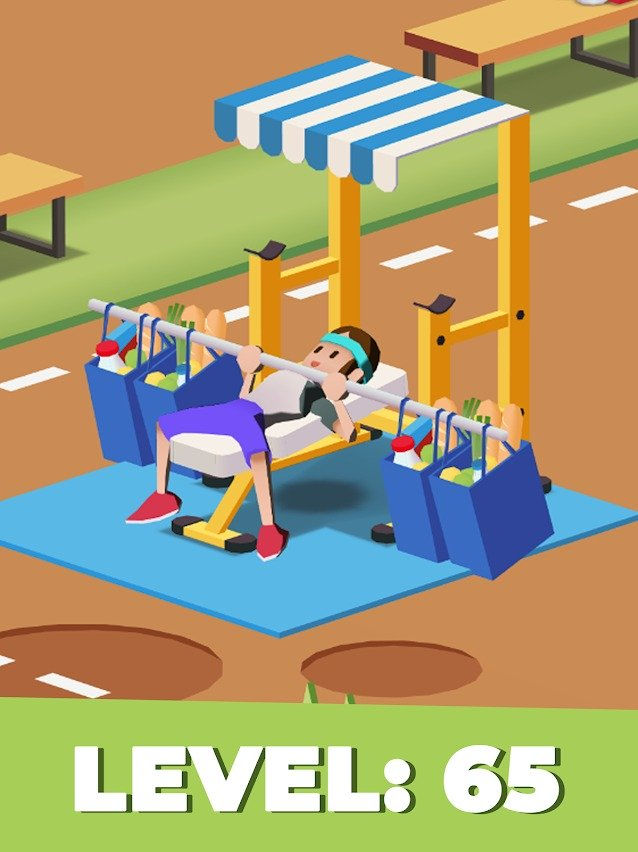 Idle Fitness Gym Tycoon gameplay