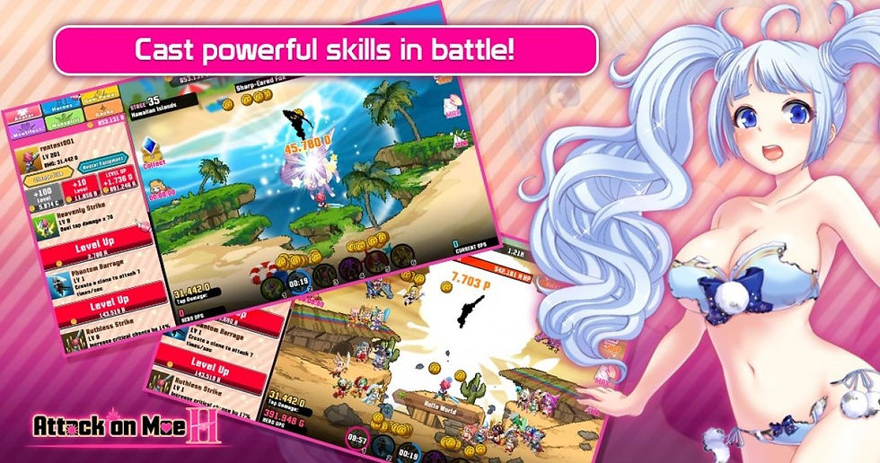 Attack On Moe H Skills