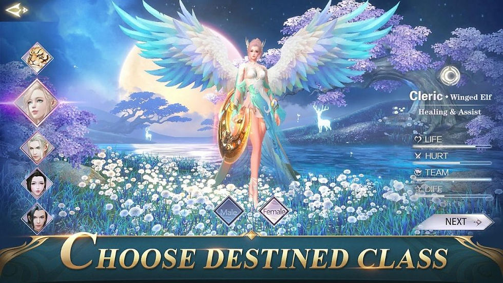 Perfect World Mobile Choose your class 1024x576