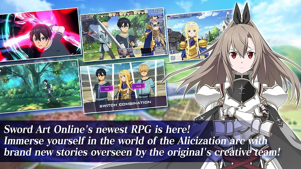 Sword Art Online Alicization Rising Steel Story