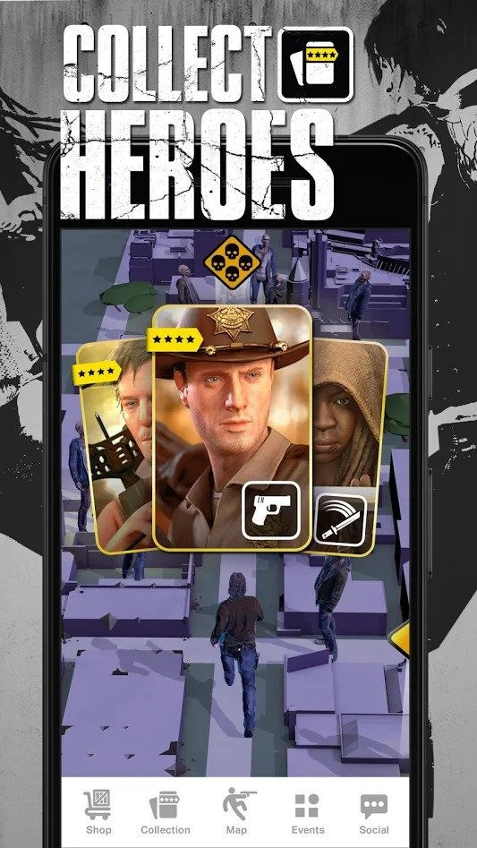 The Walking Dead Our World characters