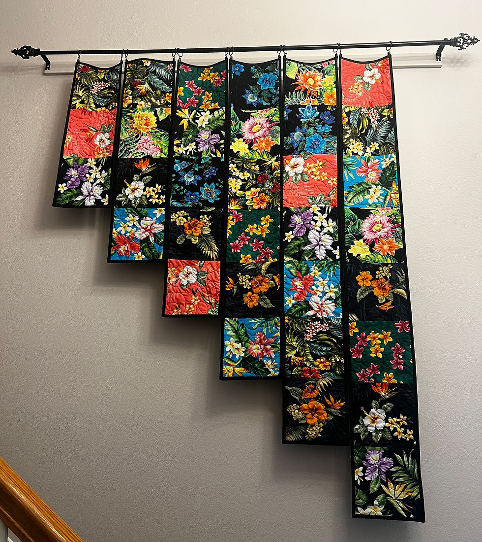 Hawaiian Punch (Staircase Panels)