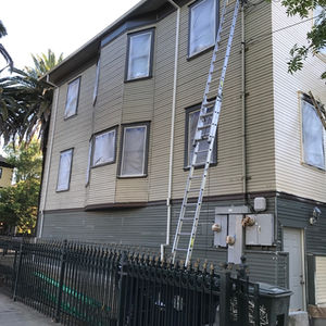 Exterior apartment building