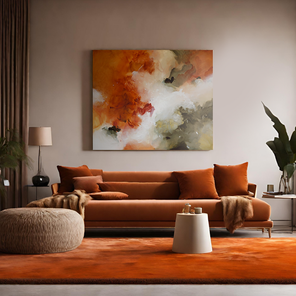 Miniatura: Brzoskwiniowe niebo