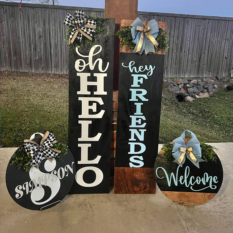 Thumbnail: Porch Sign Set