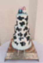 cartoon cow cake