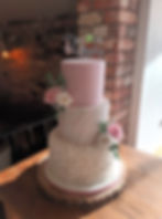 pink and grey marble ruffles