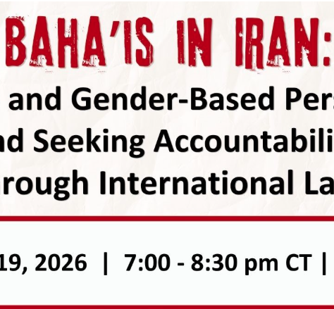Religious and Gender-Based Persecution in Iran Webinar May 19, 7:00 PM CT