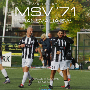 M.S.V.’71 speelt zaterdag a.s. belangrijke thuiswedstrijd tegen Transvalia ZW