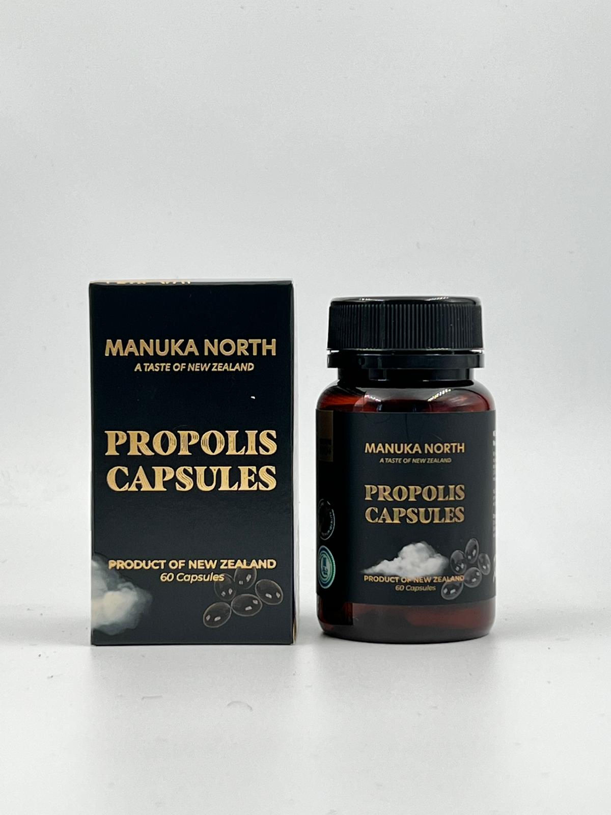 كبسولات بروبوليس مانوكا شمال نيوزيلندا