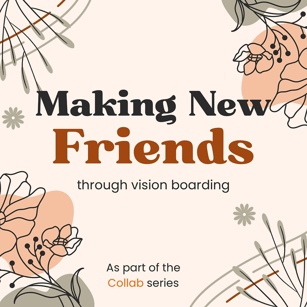 Making New Friends with your Student Wellbeing Officer
