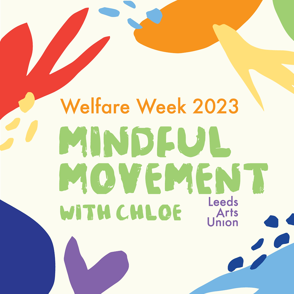 Welfare Week: Mindful Movement with Chloe