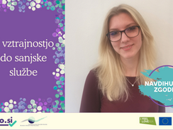 Z vztrajnostjo do sanjske službe