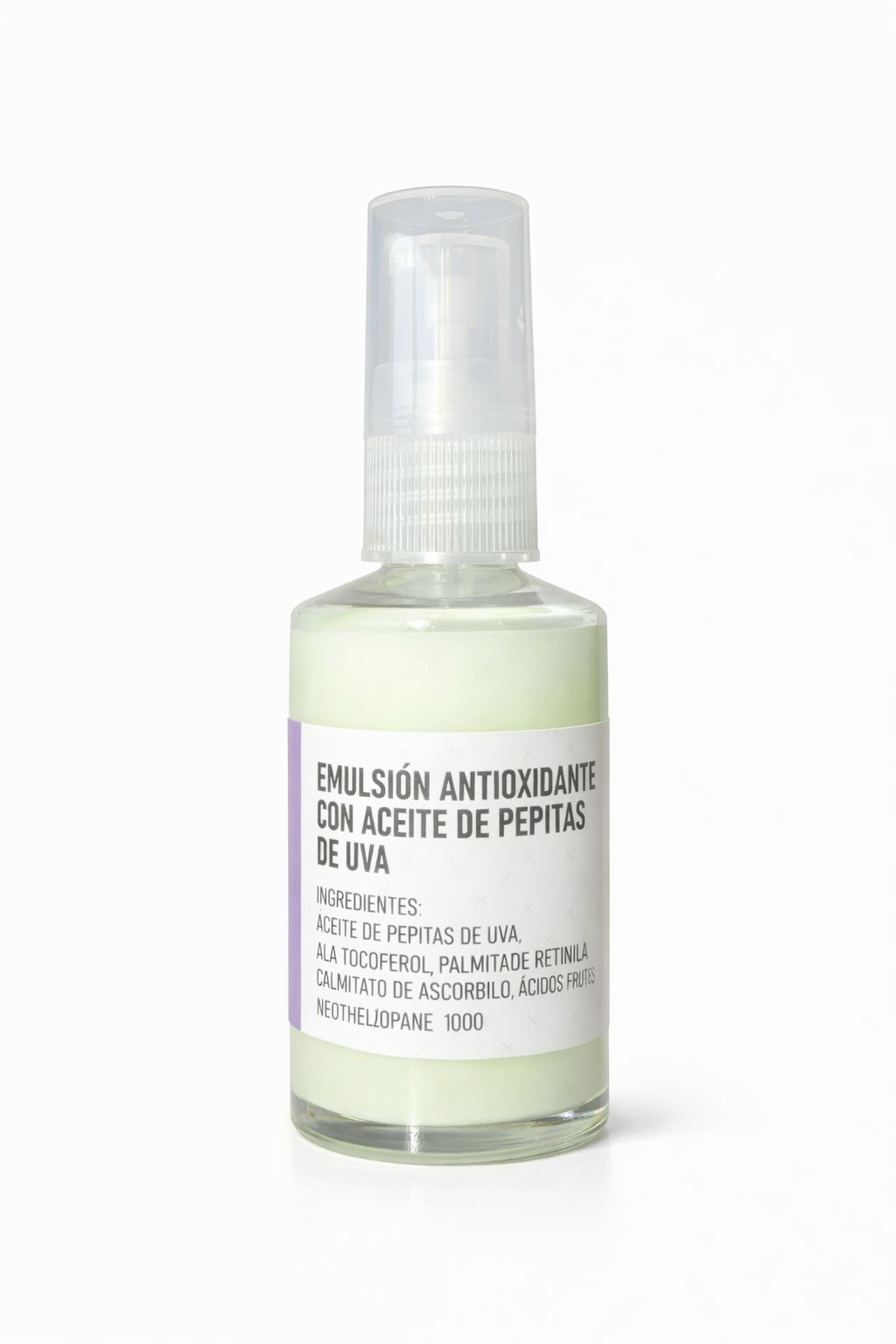Emulsion Antioxidante con Aceite de Pepitas de Uva