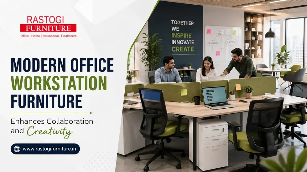 Modern Office Workstation Furniture Enhances Collaboration and Creativity