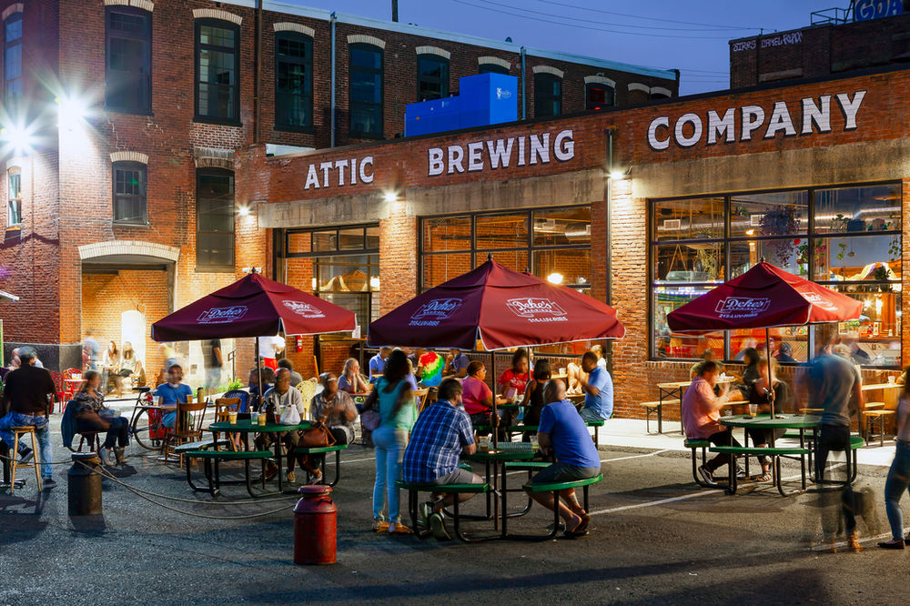 Philly Outdoor Beer Garden Attic Brewing Co.