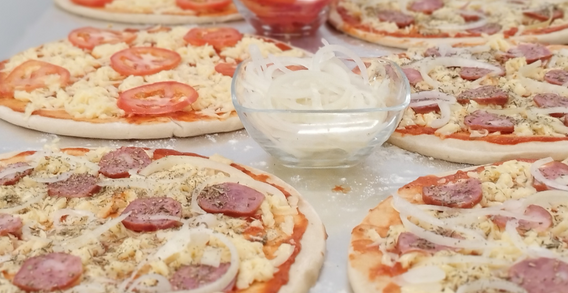 Pizzas studio four eventos rodizio