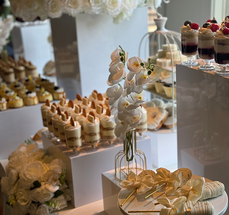 various treats on our full service dessert tables