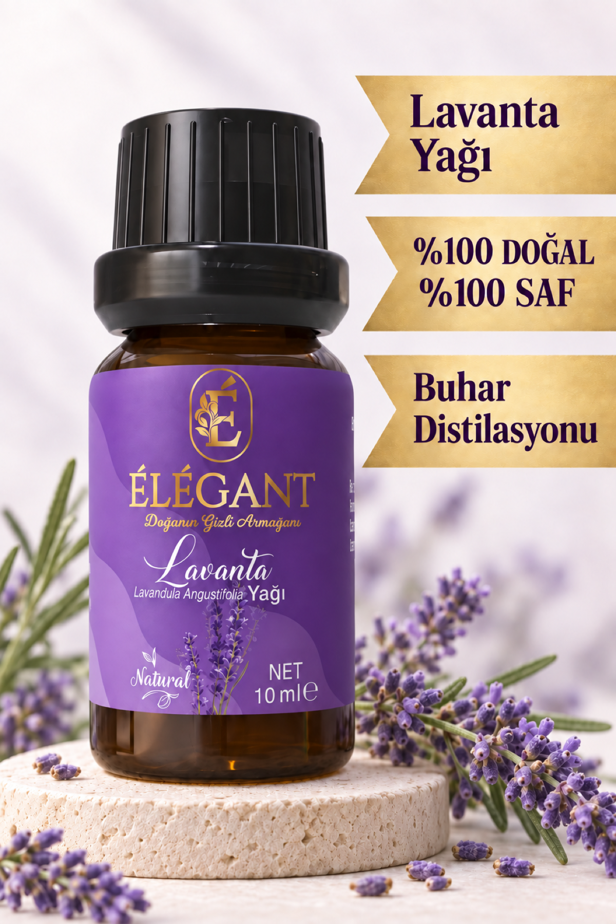 Lavanta Yağı 10 ml - %100 Saf Ve Doğal - Aromaterapi, Esansiyel, Bitkisel Uçucu