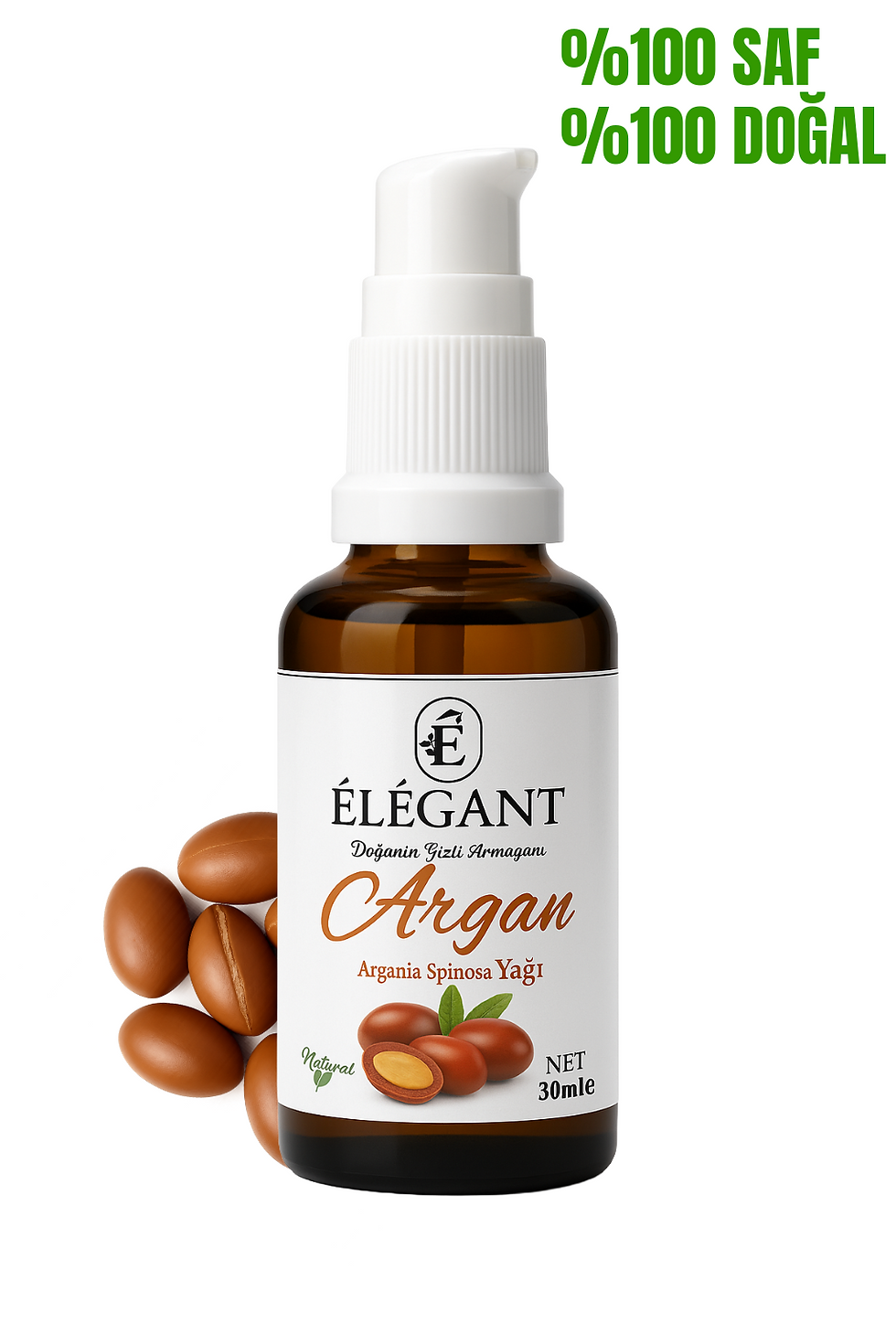 Argan Yağı 30 ml – %100 Saf, Doğal ve Soğuk Sıkım