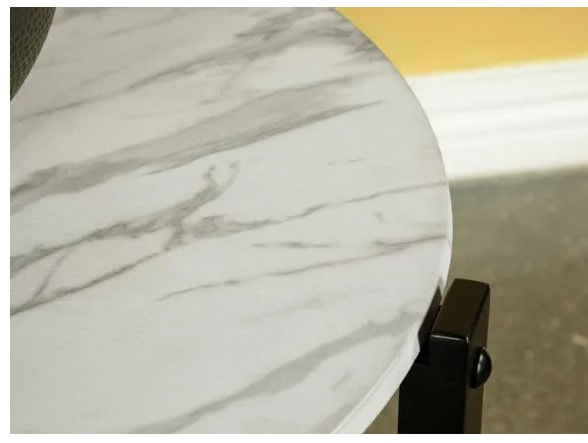 Thumbnail: Faux Marble End Table