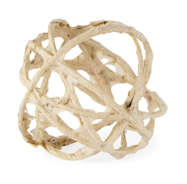 Metal and Paper Sphere Small