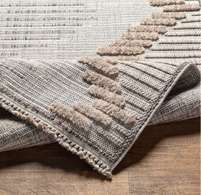 Thumbnail: Beige Zigzag Rug