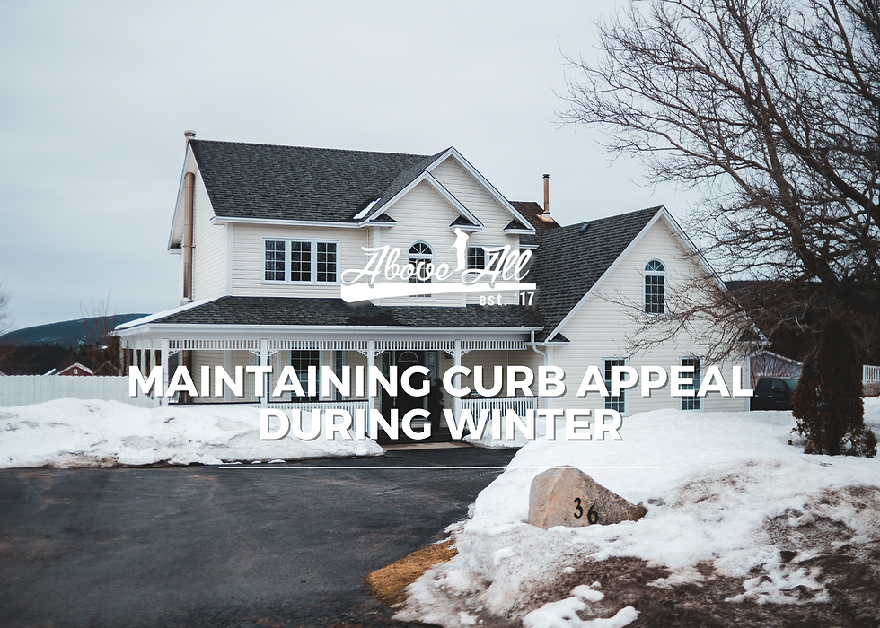 Maintaining Curb Appeal During Winter with Above All Pressure Cleaning