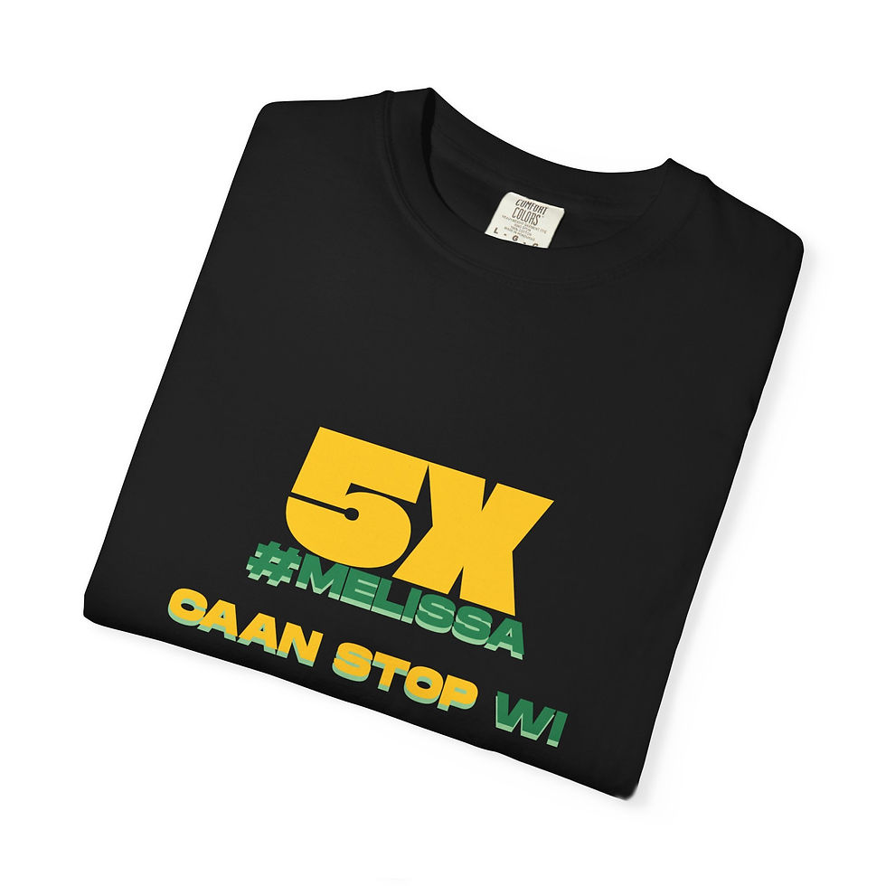 Thumbnail: 5X #MELISSA Unisex Garment-Dyed T-Shirt