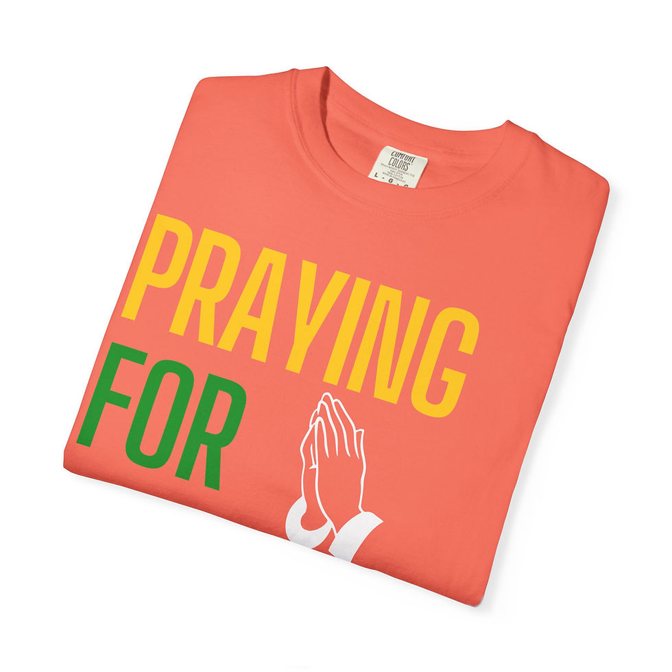 Thumbnail: Jamaica Pride T-Shirt - Praying for JA Design
