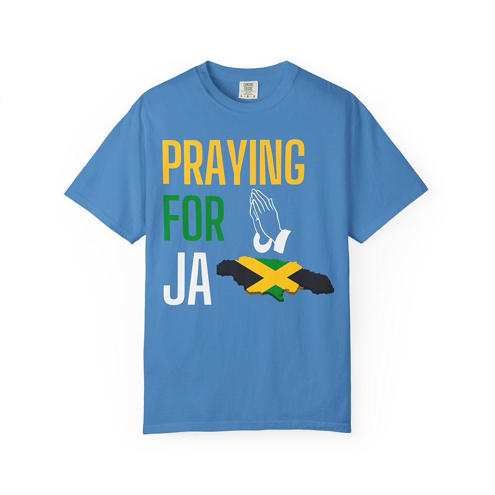 Thumbnail: Jamaica Pride T-Shirt - Praying for JA Design