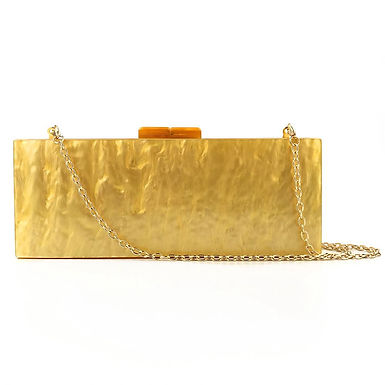 Clutch fashion auriu cu irizații Cleopatra