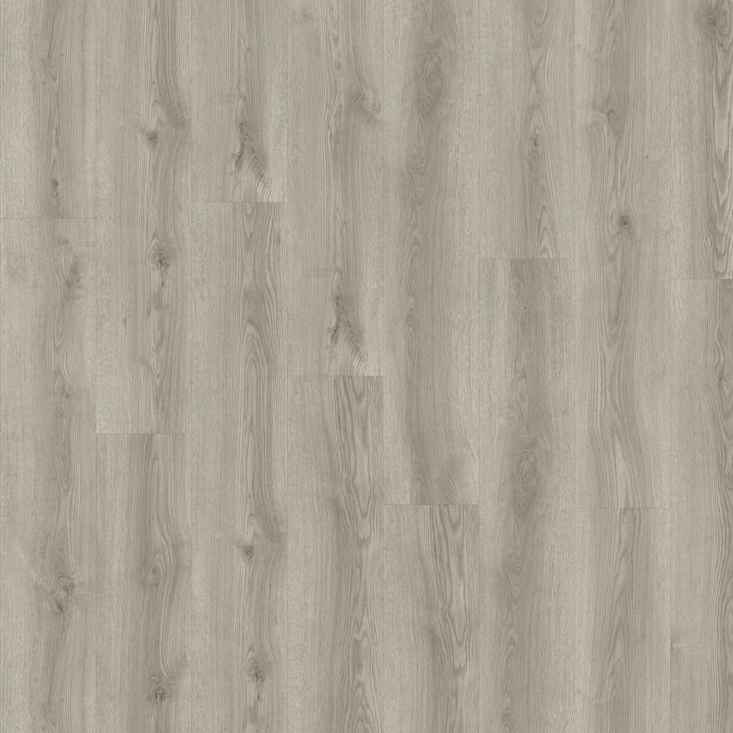 A mid white/grey washed wood effect floor in a plank design