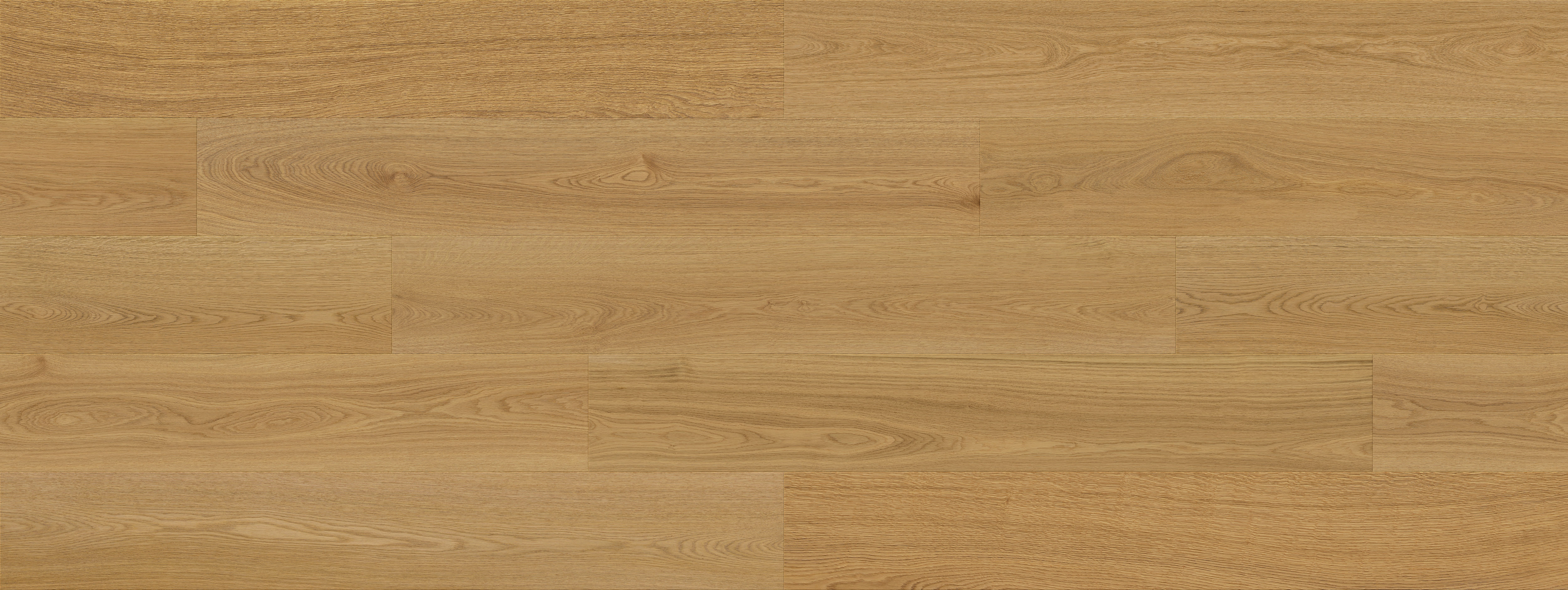 A warm oak effect floor in plank design