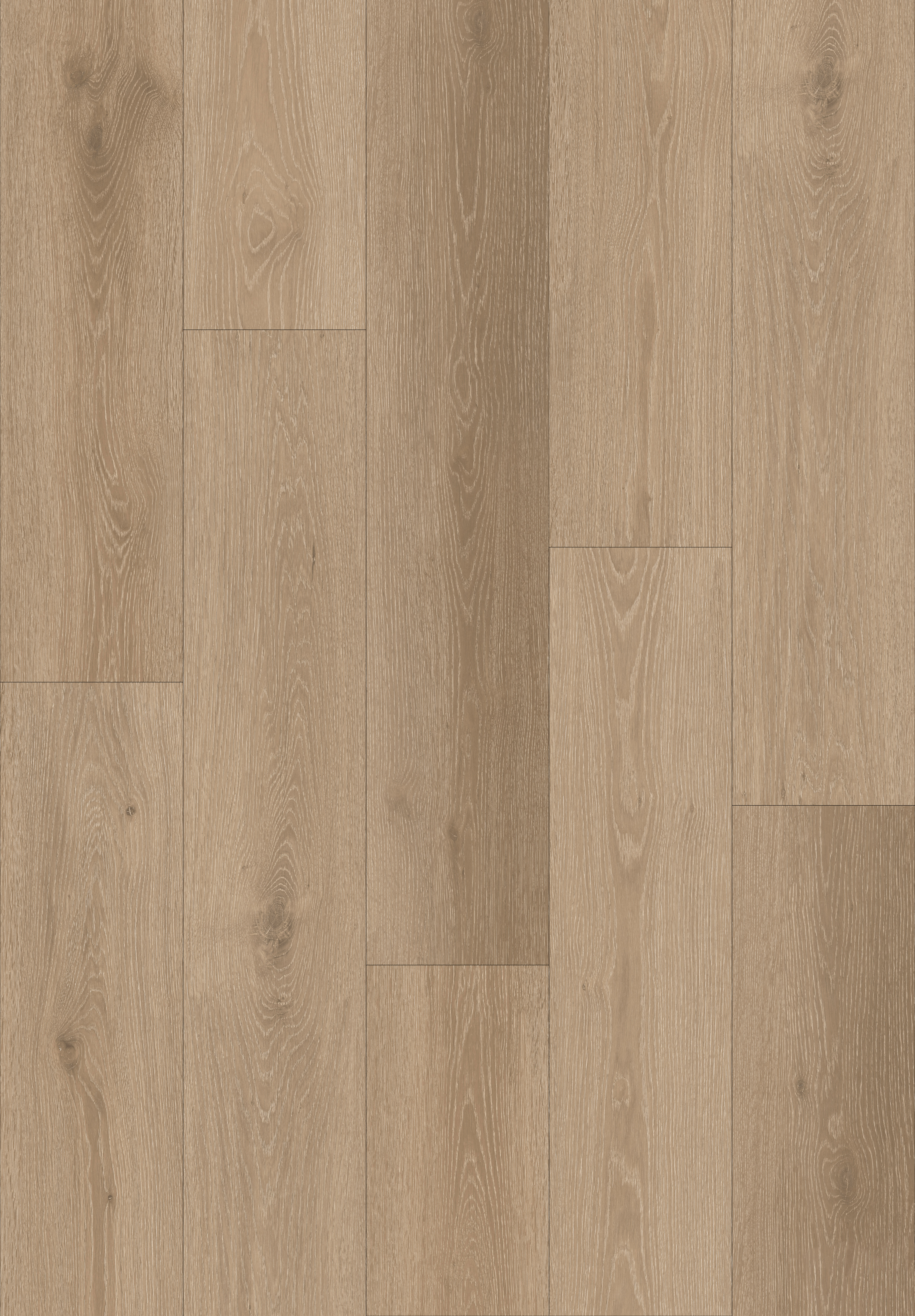 A natural oak effect floor in acoustic plank design