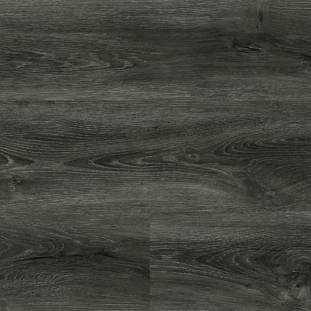 Charcoal wood effect flooring in a plank formation