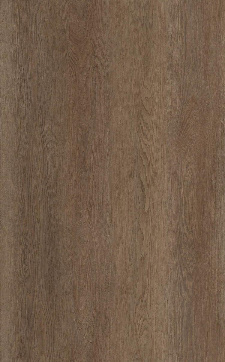 A dark, natural wood effect floor in plank design