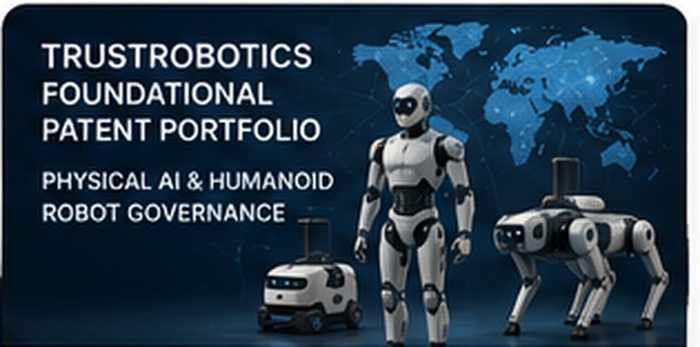 TrustRobotics Announces Foundational Patent Portfolio for Physical AI and Humanoid Robot Governance