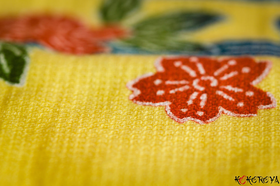 Miniature : Taoru artisanal Bingata Glycines