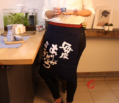 Tablier saké 1 Maekake
