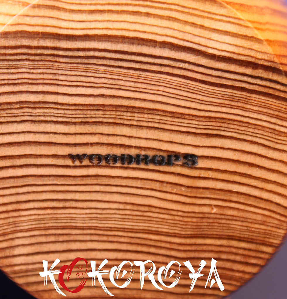 Miniature : Soliflore artisanal en bois de Sugi
